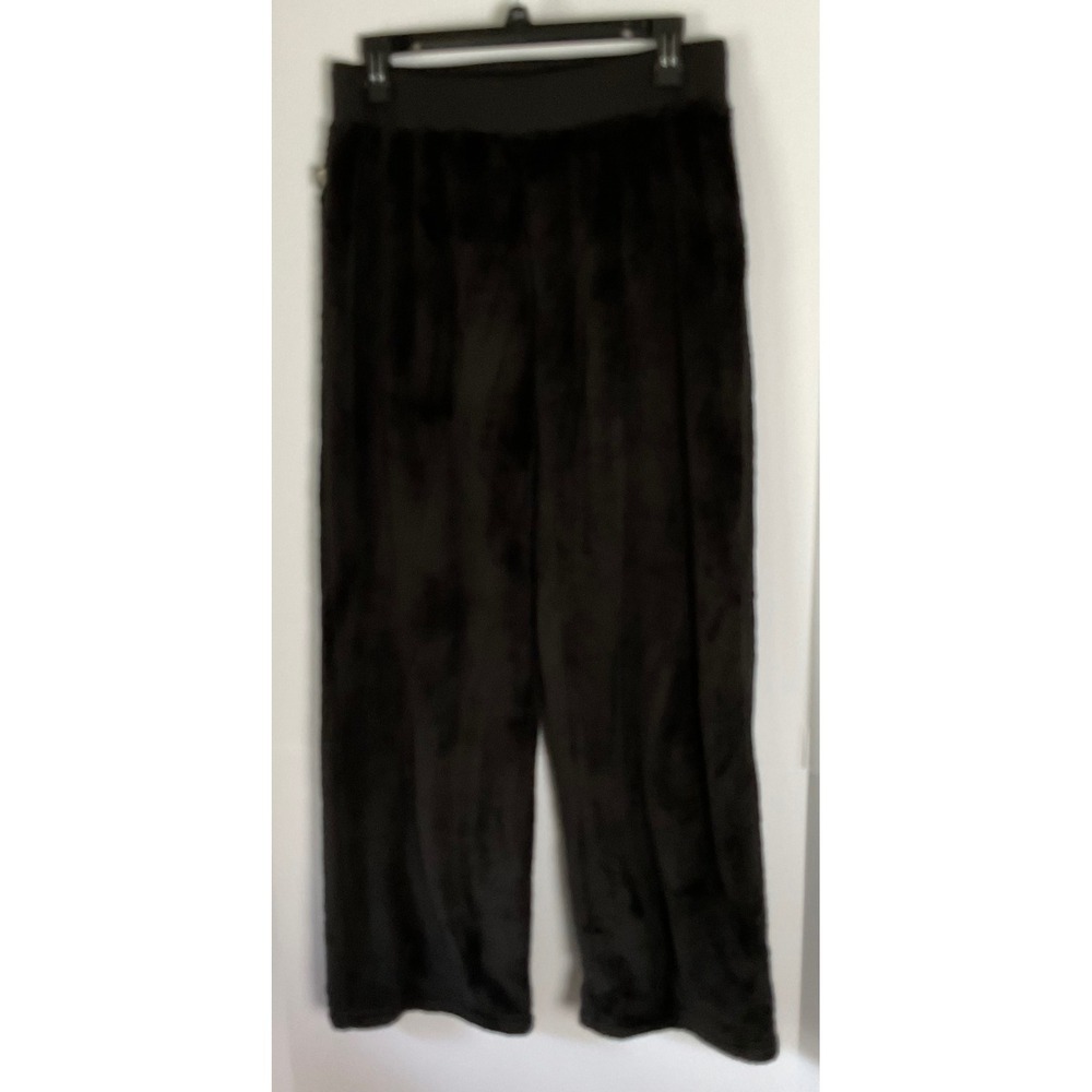 The North Face Womens Osito High Pile Fleece Wide Leg Pants Black Medium M